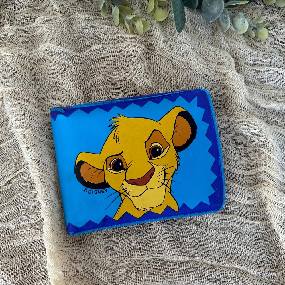 Disney Simba The Lion King‎ kids vinyl bi fold wallet 90s y2k youth accessory